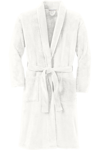 Plush bath robe